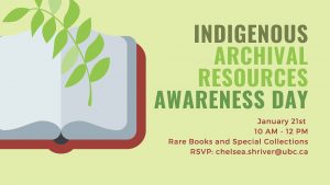 Indigenous Archival Resources Awareness Day