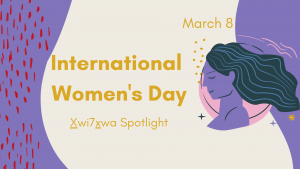 March 8th is International Women’s Day