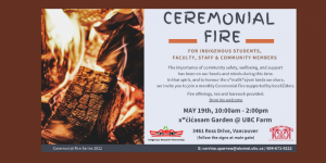 Ceremonial Fire – May 19
