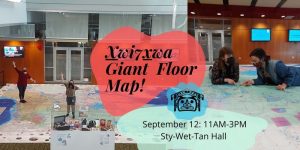 September 12 – Giant Floor Map Event!